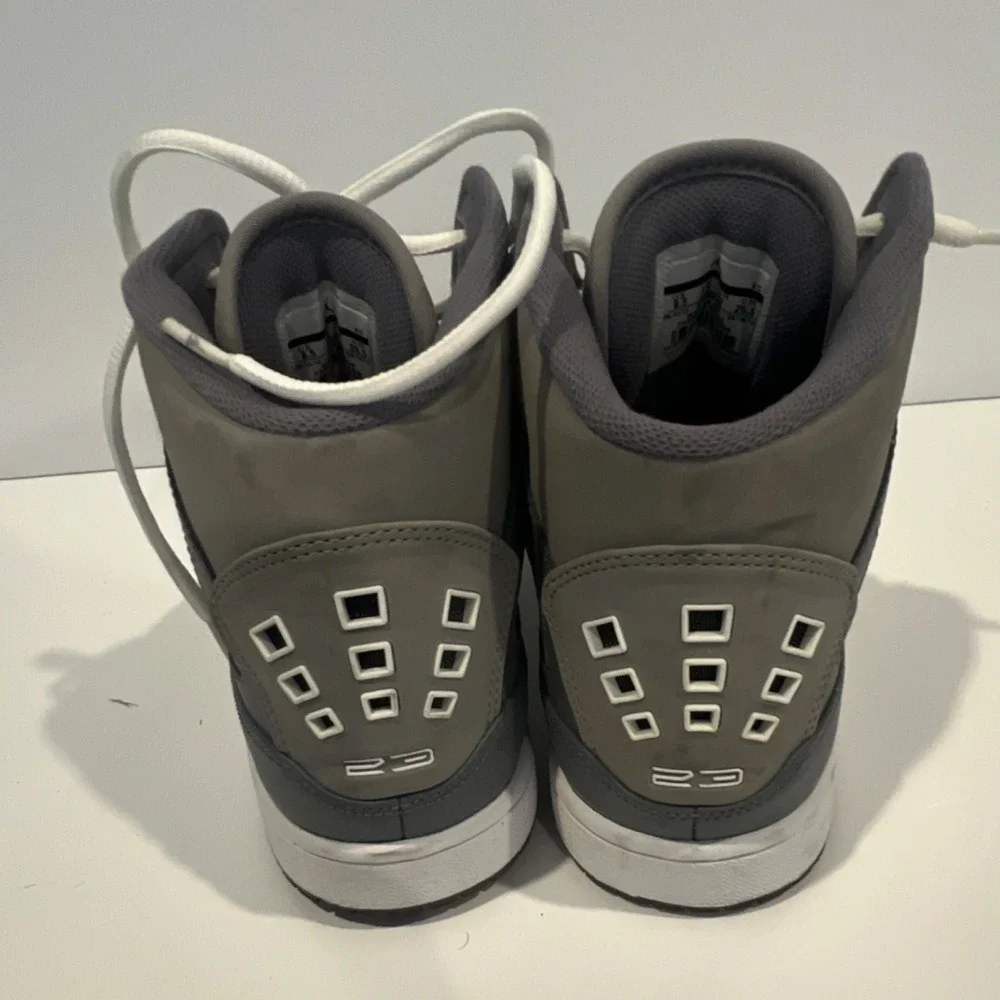 Jordan 1 Flight Strap Medium Grey 628584-003 High Top Sneaker Men